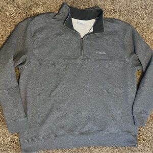 Columbia Men's Charcoal Zip-Up Sweatshirt